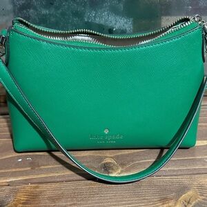 kate spade Emerald Green Saffiano Leather Shoulder Bag